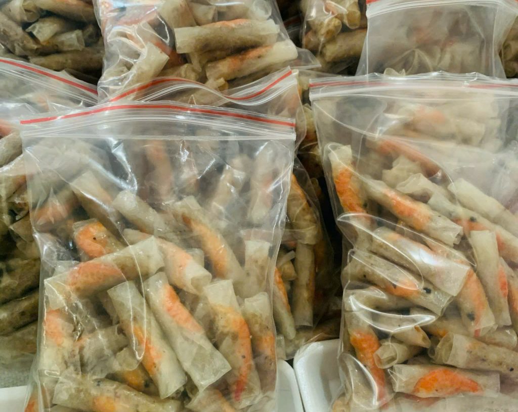 Chả Ram Tôm Đất Cuốn Nhỏ (Túi Zíp) (Kg)