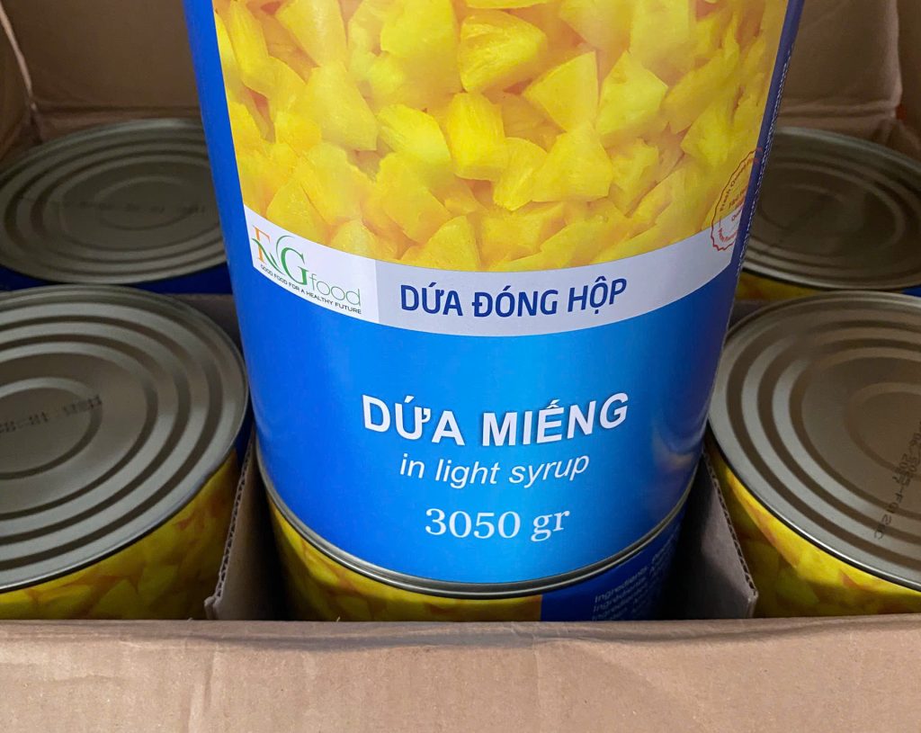 TD. Dứa đóng hộp - 3050g