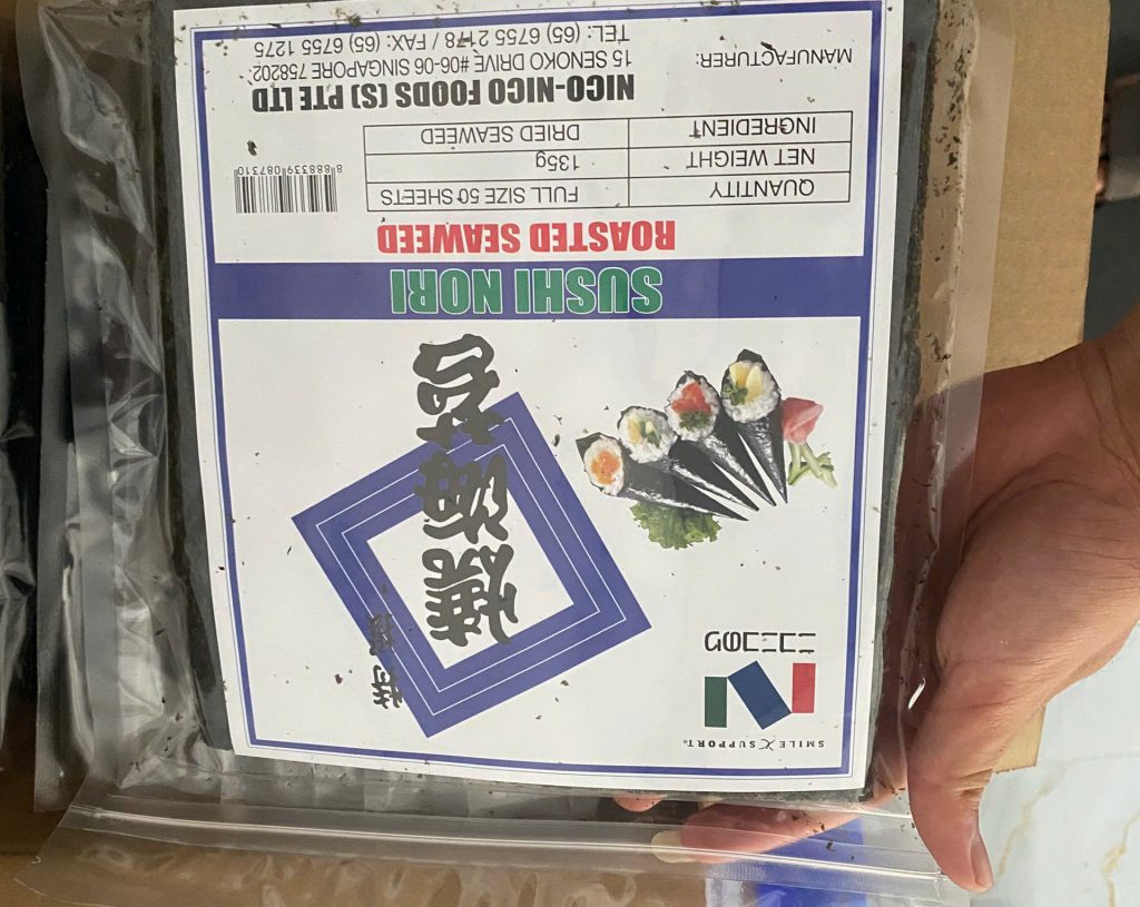 TD. Rong biển khô cuốn Sushin - Sushin Nori 135g - Nico