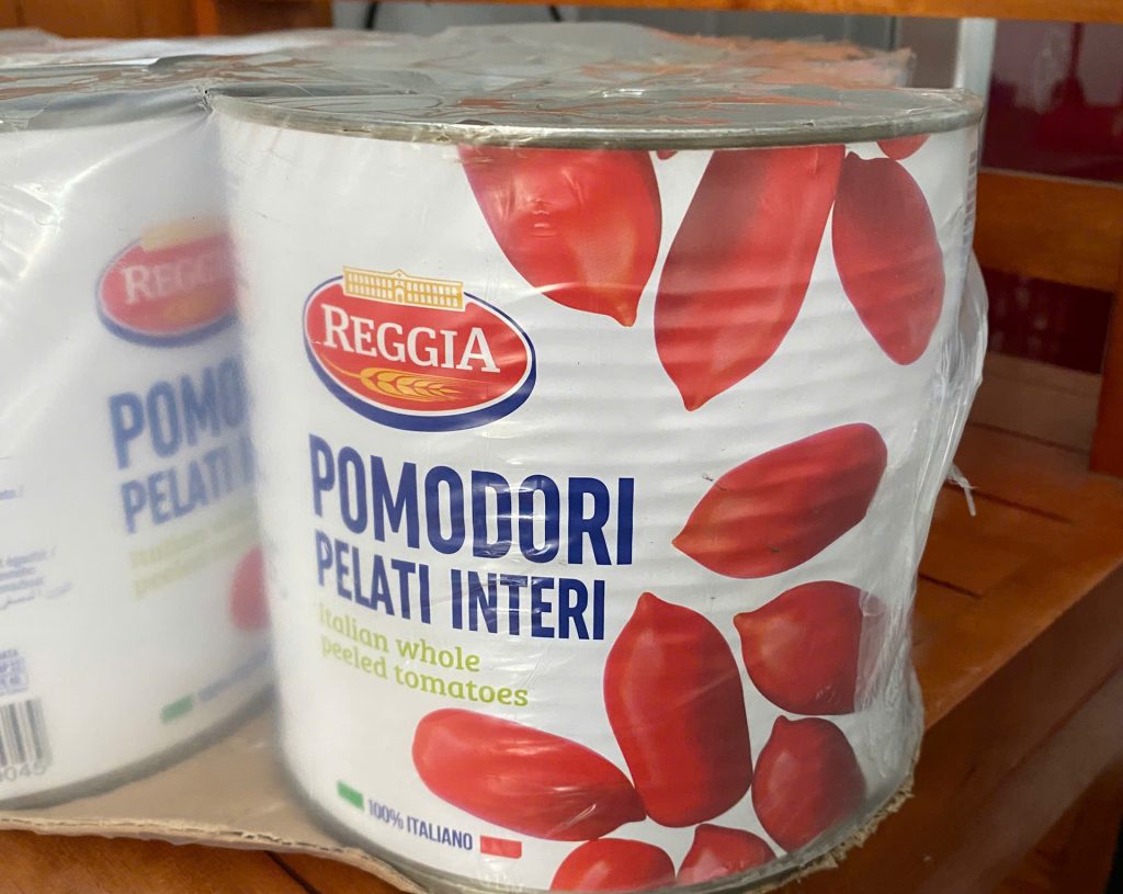 TD. Cà chua Ý nguyên trái lột vỏ 1500g/2500g - Pasta Reggia