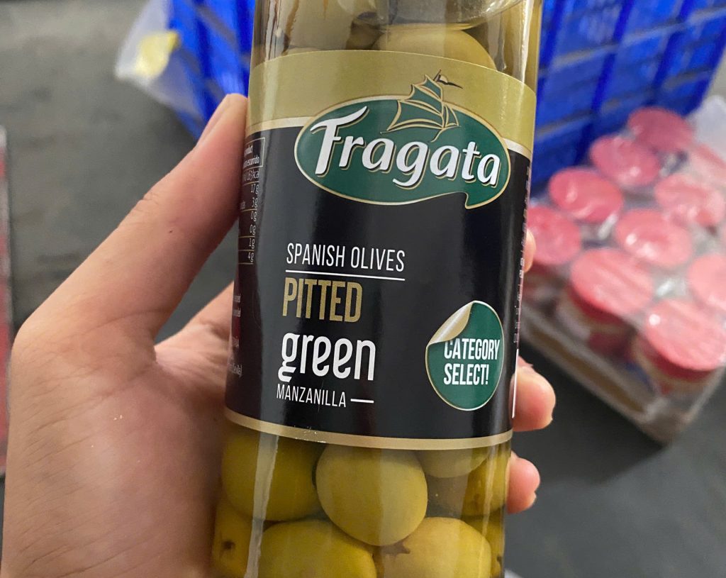 TD. Olive xanh trái nhỏ tách hạt ( 163g/335g) - Fragate